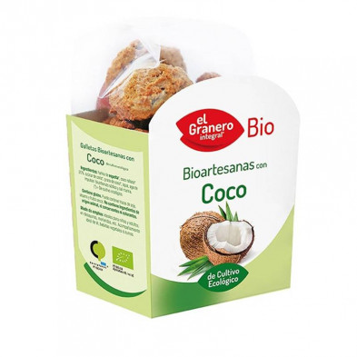 Galletas Artesanas Con Coco Bio 220g Galletas Artesanas Con Coco Bio 220g