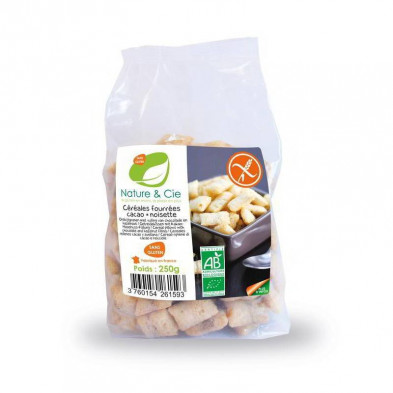 Cereales Rellenos De Chocolate Y Avellanas Sin Gluten Bio 25 Cereales Rellenos De Chocolate Y Avellanas Sin Gluten Bio 25