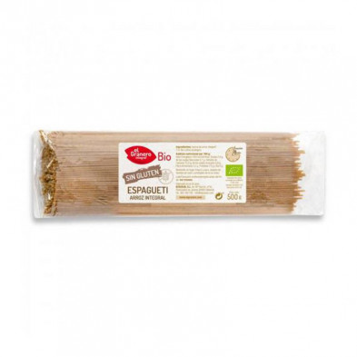 Espaguetis De Arroz Integral Sin Gluten Bio 500g Espaguetis De Arroz Integral Sin Gluten Bio 500g