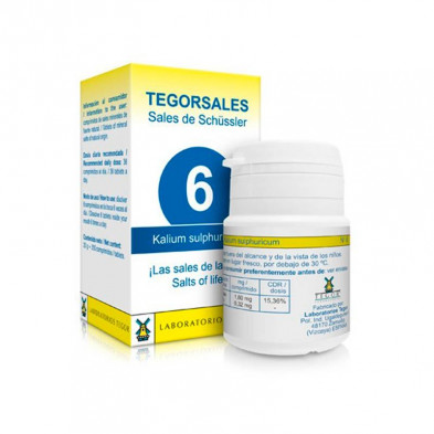 Tegorsal 6 Kalium Sulphuricum 20g Tegorsal 6 Kalium Sulphuricum 20g