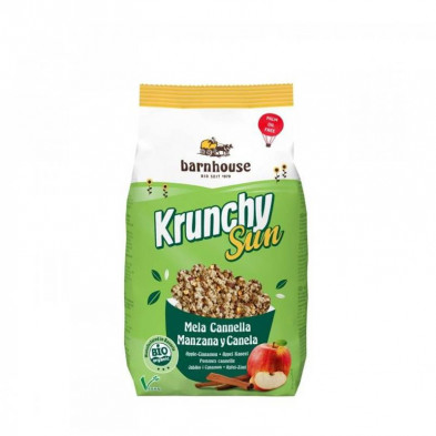 Muesli Krunchy Sun Manzana Y Canela Sin Palma Bio 375g - Barnhouse Muesli Krunchy Sun Manzana Y Canela Sin Palma Bio 375g - Barnhouse