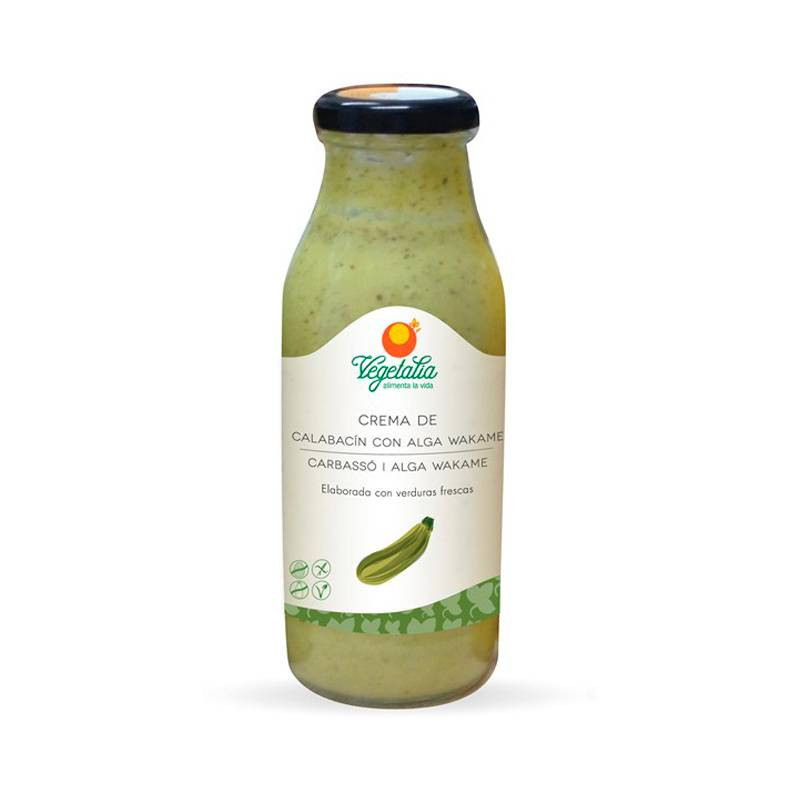 Crema De Calabacin Con Alga Wakame Bio 500ml