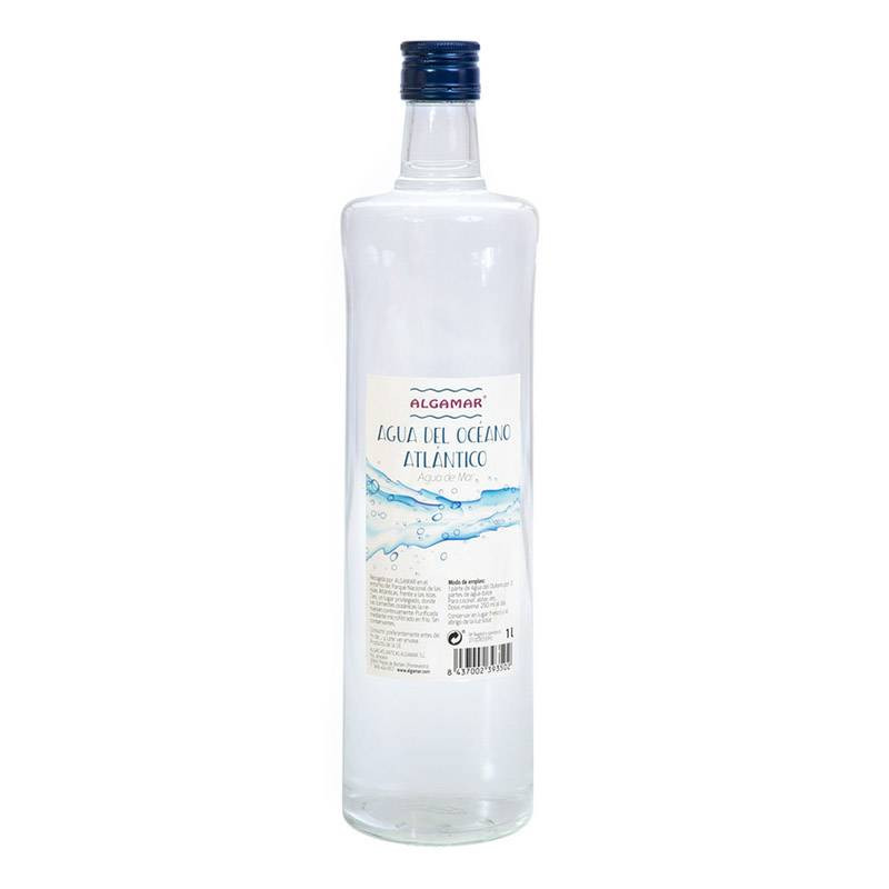 Agua Del Oceano Atlantico Vidrio 1l