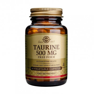 Taurina 500mg 50cap Vegetales Taurina 500mg 50cap Vegetales