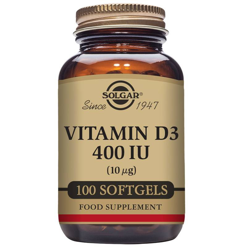 Vitamina D3 400ui 100cap Blandas