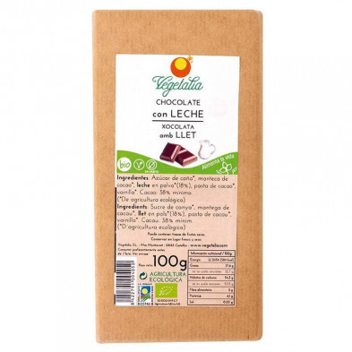 Chocolate Con Leche Bio 100g Chocolate Con Leche Bio 100g