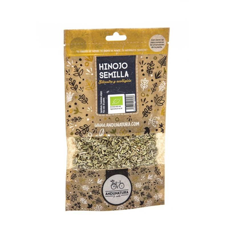 Hinojo Semillas Bolsa Kraft Eco 70 Gr - Andunatura