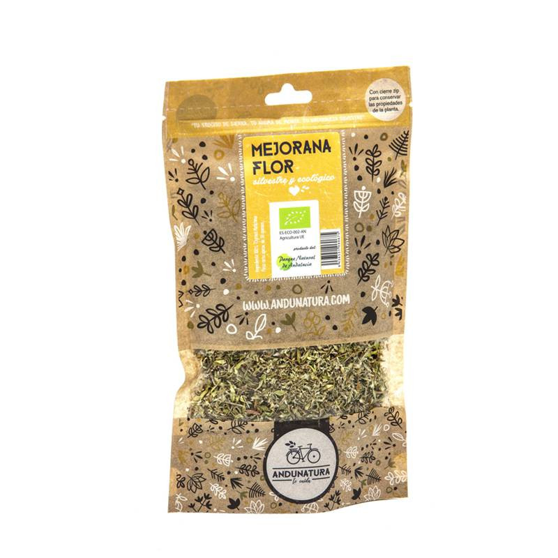 Mejorana Flor Bolsa Kraft Eco 30 Gr - Andunatura
