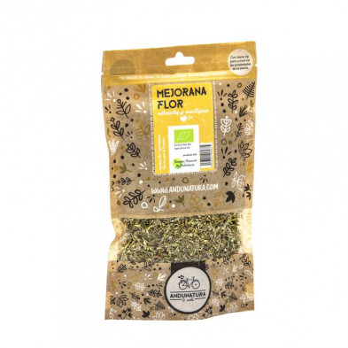 Mejorana Flor Bolsa Kraft Eco 30 Gr - Andunatura Mejorana Flor Bolsa Kraft Eco 30 Gr - Andunatura