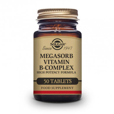 Vitamina B 50 Complex 50 Caps Vegetales. Vitamina B 50 Complex 50 Caps Vegetales.