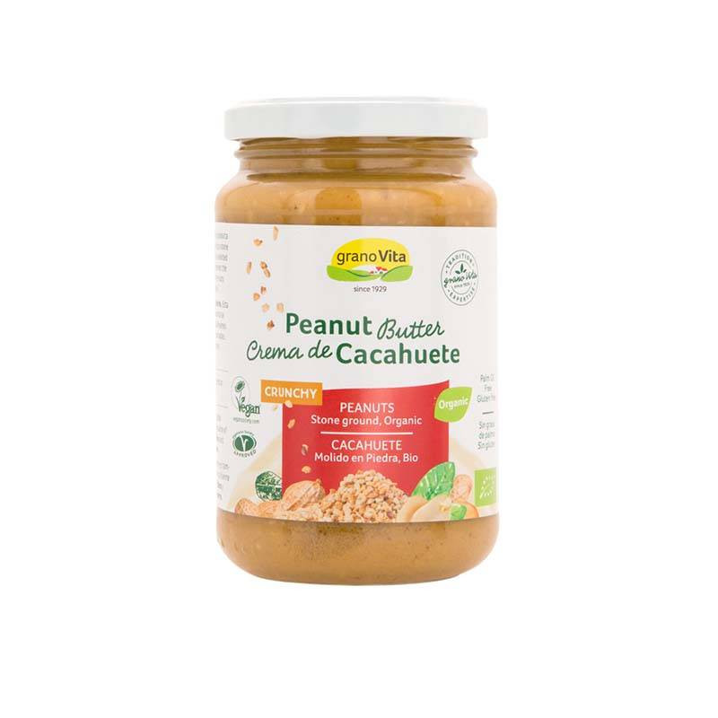 Crema Cacahuete Crunchy Bio 350g