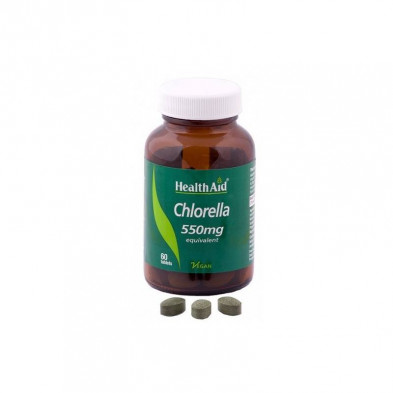 Clorela (Chlorella Pyrenoidosa) 550mg 60comp Clorela (Chlorella Pyrenoidosa) 550mg 60comp