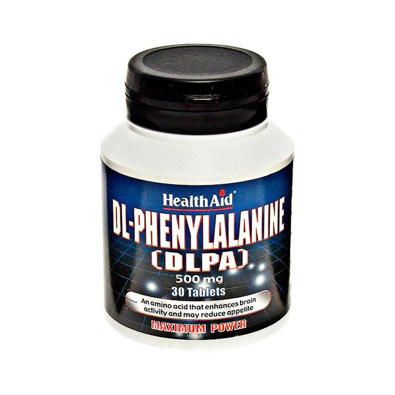 Dlpa (Dl Fenilalanina) 500mg 30comp