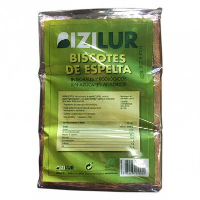 Biscotes Espelta Integral Bizi Eco 450g Biscotes Espelta Integral Bizi Eco 450g