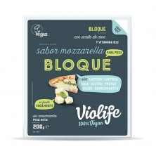 Bloque Vegano Para Pizza Sabor Mozzarella 200g