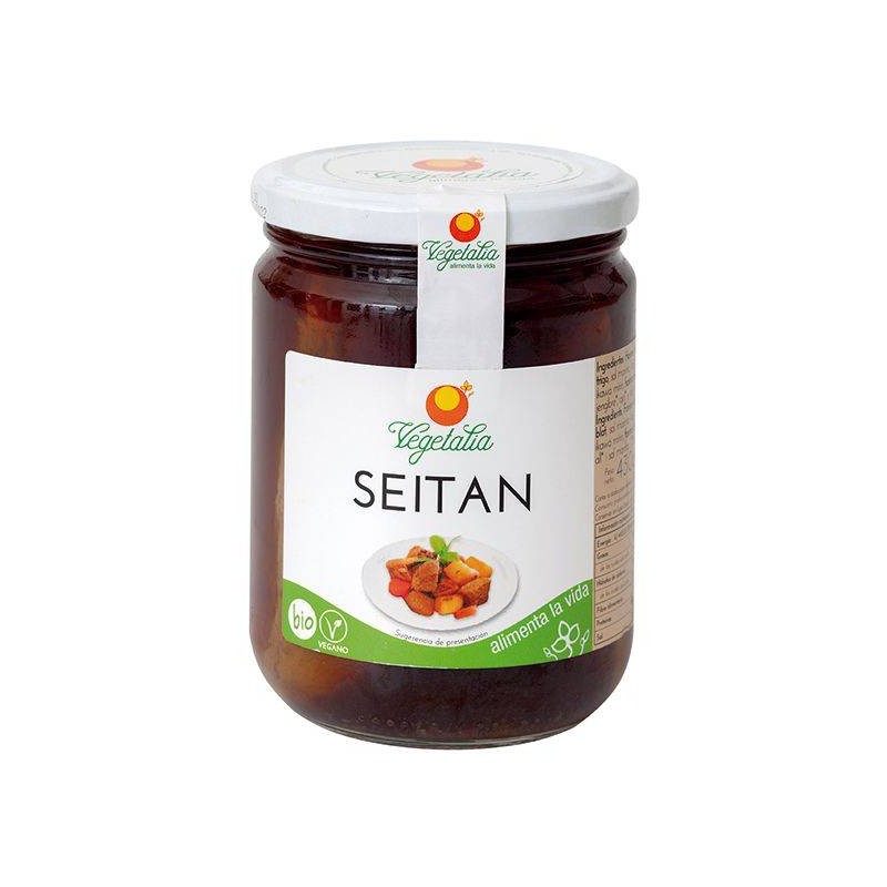Seitan Bote Vidrio Esterilizado Bio 250g