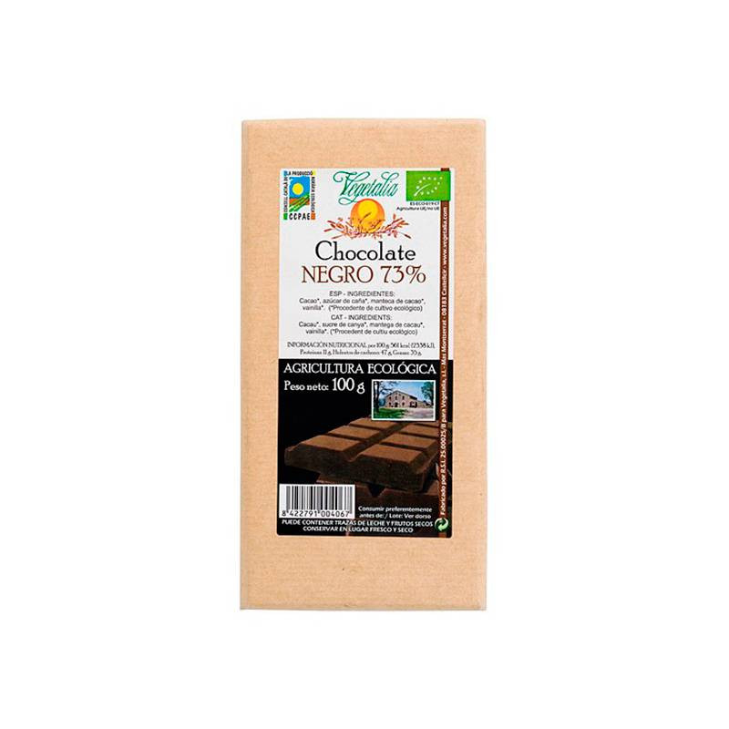 Chocolate Negro 73% Bio 100g