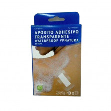 Aposito Adhesivo Transparente Waterproof 5 X 7.2cm 10ud