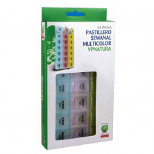 Pastillero Semanal Multicolor Grande 3tomas