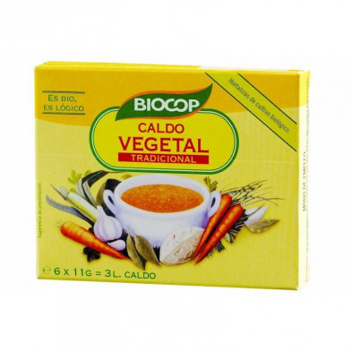 Caldo Verduras Cubitos 6x11g - Biocop Caldo Verduras Cubitos 6x11g - Biocop