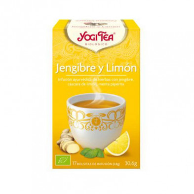Yogi - Te Jengibre Limon Ginger Lemon 17 Filtros Yogi - Te Jengibre Limon Ginger Lemon 17 Filtros