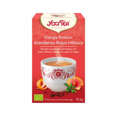 Yogi - Te Energia Positiva Arandanos Hibisco 17 Filtros Yogi - Te Energia Positiva Arandanos Hibisco 17 Filtros