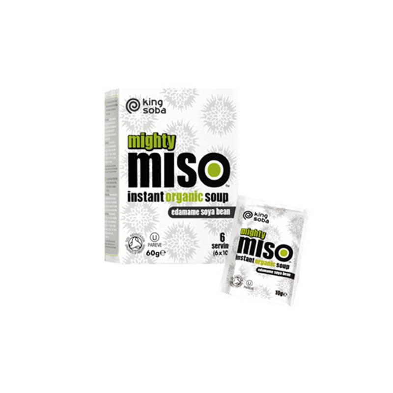Sopa De Miso Y Semillas De Edamame Sin Gluten Bio 6x60g